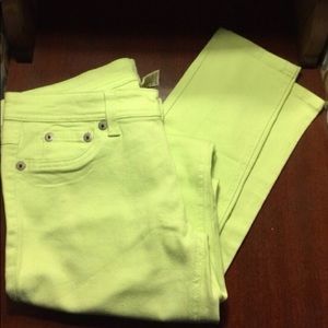 Lime jeans